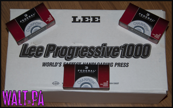 Lee Pro 1000 and Federal Ammo - 1